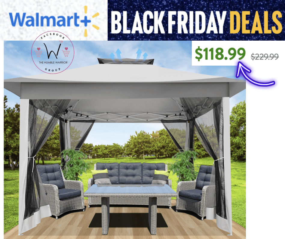 SANOPY 12×12 Ft Outdoor Pop Up Gazebo!